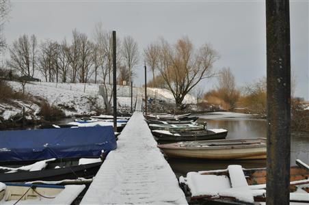 Lieshaven in de winter